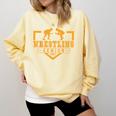 Wrestling Senior Night Wrestling Senior 2025 Graduation 17 Comfort Colors Sweatshirt Butter