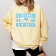 Wrestling Senior Night Wrestling Senior 2025 Graduation 38 Comfort Colors Sweatshirt Butter