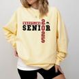 Wrestling Senior Night Wrestling Senior 2025 Graduation 70 Comfort Colors Sweatshirt Butter