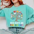 100 Days In The Books Reading Teachers Librarians School Comfort Colors Sweatshirt Butter