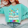 100th Day Of School Astronaut Books Space 100 Days Smarter Comfort Colors Sweatshirt Butter 100th Day Of School Astronaut Books Space 100 Days Smarter Comfort Colors Sweatshirt Butter