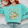 100th Day Of School Teacher Floral Books 100 Days Of Growing Comfort Colors Sweatshirt Butter 100th Day Of School Teacher Floral Books 100 Days Of Growing Comfort Colors Sweatshirt Butter