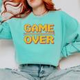 1980s Nostalgia Arcade Gamer Retro Video Game Novelty Comfort Colors Sweatshirt Butter 1980s Nostalgia Arcade Gamer Retro Video Game Novelty Comfort Colors Sweatshirt Butter
