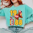 1988 Retro Raised On 80s Music Old School Nostalgia Punk Comfort Colors Sweatshirt Butter 1988 Retro Raised On 80s Music Old School Nostalgia Punk Comfort Colors Sweatshirt Butter