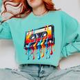 80s 90s Retro Party Costume Nostalgia Cassette Comfort Colors Sweatshirt Butter 80s 90s Retro Party Costume Nostalgia Cassette Comfort Colors Sweatshirt Butter