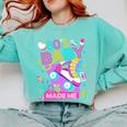 80's Baby 90's Made Me 1980s 1990s Nostalgia Retro Party Premium Tri-Blend Comfort Colors Sweatshirt Butter