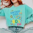 80’s Kid Nostalgia Retro Music Lover Retro 1980s Throwback Comfort Colors Sweatshirt Butter