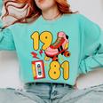 80s Vibes Mixed Tapes & Roller Skates 1981 Nostalgia Retro Comfort Colors Sweatshirt Butter 80s Vibes Mixed Tapes & Roller Skates 1981 Nostalgia Retro Comfort Colors Sweatshirt Butter