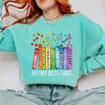 8647 Foxtrots Tangos Deltas Book Flower Resist Book Lovers Comfort Colors Sweatshirt Butter