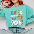 90's Nineties Nostalgia Costume Party Back To The 90s Comfort Colors Sweatshirt Butter