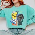 90s Retro Cassette And Walkman Nostalgia Graphic Tee Comfort Colors Sweatshirt Butter