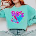 90's Vibe Retro Style Cassette Tape Nostalgia 1990s Party Comfort Colors Sweatshirt Butter