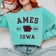 Ames Iowa Est 1864 Nostalgia Comfort Colors Sweatshirt Butter