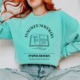 Analogue Nostalgia Paper Books Book Graphic Comfort Colors Sweatshirt Butter Analogue Nostalgia Paper Books Book Graphic Comfort Colors Sweatshirt Butter