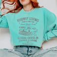 Automotive Nostalgia Classic Car Cruise-In Distressed Comfort Colors Sweatshirt Butter