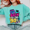 Back To The 90s Nostalgia Cassette Game Console Boombox Comfort Colors Sweatshirt Butter Back To The 90s Nostalgia Cassette Game Console Boombox Comfort Colors Sweatshirt Butter