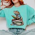 Bearded Dragon Reading Books Matching Bookworm Librarian Comfort Colors Sweatshirt Butter Bearded Dragon Reading Books Matching Bookworm Librarian Comfort Colors Sweatshirt Butter