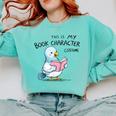 This Is My Book Character Costume I Pigeon Reading Tee Comfort Colors Sweatshirt Butter