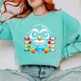 Book Lover Reading Penguin Comfort Colors Sweatshirt Butter