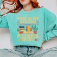 Book And Pajama This Is My Reading Pajama Bedtime Reading Comfort Colors Sweatshirt Butter