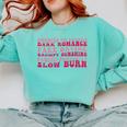 Bookish Romance Tropes Book Club Reader Spicy Book Lover Comfort Colors Sweatshirt Butter Bookish Romance Tropes Book Club Reader Spicy Book Lover Comfort Colors Sweatshirt Butter