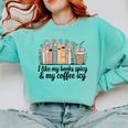 I Like My Books Spicy & My Coffee Icy Lover Bookworm Premium Comfort Colors Sweatshirt Butter I Like My Books Spicy & My Coffee Icy Lover Bookworm Premium Comfort Colors Sweatshirt Butter