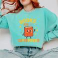 Books Are My Superpower Cute Reading Lover Comfort Colors Sweatshirt Butter