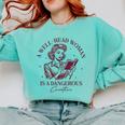 Books A Well-Read Woman Is A Dangerous Creature Women Premium Tri-Blend Comfort Colors Sweatshirt Butter Books A Well-Read Woman Is A Dangerous Creature Women Premium Tri-Blend Comfort Colors Sweatshirt Butter