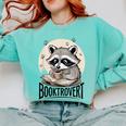 Booktrovert Raccoon Reading And Coffee For Book Lover Comfort Colors Sweatshirt Butter Booktrovert Raccoon Reading And Coffee For Book Lover Comfort Colors Sweatshirt Butter