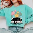 Cat Meme I Like Cats And Books And Maybe Three People Comfort Colors Sweatshirt Butter