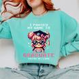 Classic I'm From The 1900s Retro Games Graduating Girl Comfort Colors Sweatshirt Butter