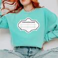 Composition Book Notebook Teacher's Halloween Group Costume Comfort Colors Sweatshirt Butter