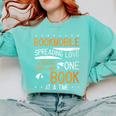 Cool Bookmobile Librarian Spreading Love One Book At A Time Comfort Colors Sweatshirt Butter