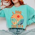 I Dig The 70s Aesthetic Nostalgia 1970's Retro 70s Party Comfort Colors Sweatshirt Butter