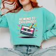 Elder Millennials Embracing 90s Rewind Nostalgia Vibes Comfort Colors Sweatshirt Butter