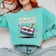 Elder Millennials Embracing 90s Rewind Nostalgia Vibes Comfort Colors Sweatshirt Butter