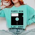 Floppy Disk Computer Nostalgia Fun PC Enthusiast History Comfort Colors Sweatshirt Butter
