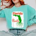 Florida Roots Florida Nostalgia Comfort Colors Sweatshirt Butter