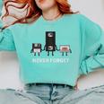 Never Forget Retro Nostalgia Tapes Throwback 80s Premium Tri-Blend Comfort Colors Sweatshirt Butter