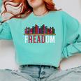 Freadom Shelf Read Reading Book Librarian Men Women Kids Comfort Colors Sweatshirt Butter Freadom Shelf Read Reading Book Librarian Men Women Kids Comfort Colors Sweatshirt Butter