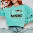 Frutiger Aero Aesthetic Retro Tech Camo Distressed American Comfort Colors Sweatshirt Butter Frutiger Aero Aesthetic Retro Tech Camo Distressed American Comfort Colors Sweatshirt Butter
