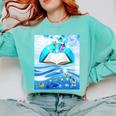 Frutiger Aero Aesthetic Tech Book Butterfly Comfort Colors Sweatshirt Butter Frutiger Aero Aesthetic Tech Book Butterfly Comfort Colors Sweatshirt Butter