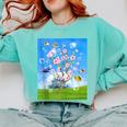 Frutiger Aero Aesthetic Tech Cherry Blossom Fishes Bubbles Comfort Colors Sweatshirt Butter Frutiger Aero Aesthetic Tech Cherry Blossom Fishes Bubbles Comfort Colors Sweatshirt Butter