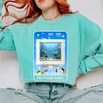 Frutiger Aero Aesthetic Tech Computer Aquarium Tarot Card Comfort Colors Sweatshirt Butter Frutiger Aero Aesthetic Tech Computer Aquarium Tarot Card Comfort Colors Sweatshirt Butter