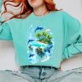 Frutiger Aero Comfort Colors Sweatshirt Butter