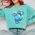 Frutiger Aero Metro Abstract Maximalism 2000s Nostalgia Comfort Colors Sweatshirt Butter