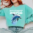 Frutiger Aero Splashy Dolphin Y2k Aesthetic Graphic Premium Comfort Colors Sweatshirt Butter Frutiger Aero Splashy Dolphin Y2k Aesthetic Graphic Premium Comfort Colors Sweatshirt Butter