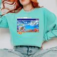 Frutiger Aero Y2k 2000s Comfort Colors Sweatshirt Butter