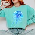 Frutiger Aero Y2K Jellyfish Comfort Colors Sweatshirt Butter