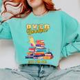 Fully Booked But I Am Ok Book Lover Reading Author Comfort Colors Sweatshirt Butter